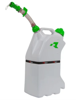 Racetech Racing 15L Fuel Can With Hose Green