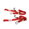 RHK Motorcycle Tie Downs Set Red