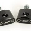 RHK Black Std 7/8 Handlebar 35mm Riser Clamps Rubber Type Bar Mounts