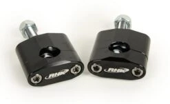 RHK Black Std 7/8 Handlebar 35mm Riser Clamps Rubber Type Bar Mounts