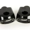 RHK Black Std 7/8 Handlebar 35mm Riser Clamps Adaptor Mounts