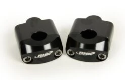 RHK Black Std 7/8 Handlebar 35mm Riser Clamps Adaptor Mounts