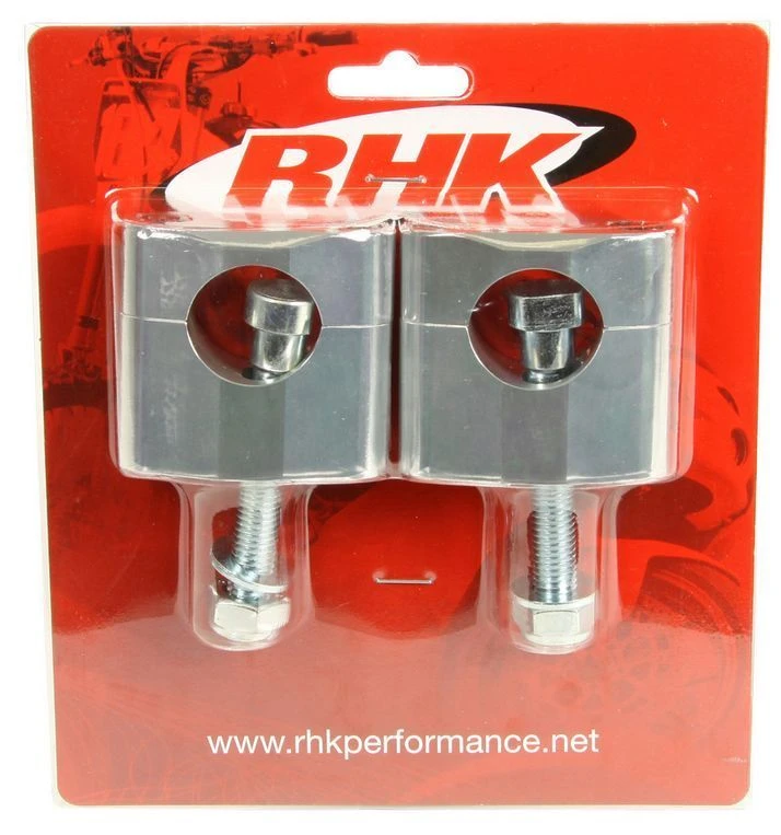 RHK Handlebar Mounts/Clamps For Oversize Pro Taper Fat Bar - Silver 10mm Bolt 1 RHK Handlebar Mounts/Clamps For Oversize Pro Taper Fat Bar - Silver 10mm Bolt