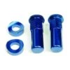 RHK Blue Motorcycle Rimlock Nut - Pair