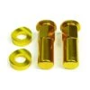 RHK Gold Motorcycle Rimlock Nut - Pair