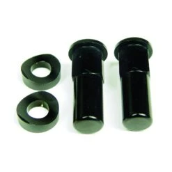 RHK Black Motorcycle Rimlock Nut - Pair