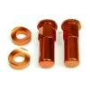 RHK Orange Motorcycle Rimlock Nut - Pair