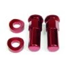 RHK Red Motorcycle Rimlock Nut - Pair
