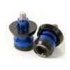 RHK Motorcycle Swingarm Pick-Up Knobs / Sliders Blue 6mm