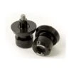 RHK Motorcycle Swingarm Pick-Up Knobs / Sliders Black 6mm