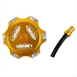 RHK Honda CRF 250/450 Gold Fuel Tank Cap With Vent 7 RHK Honda CRF 250/450 Gold Fuel Tank Cap With Vent -Motorcycle Parts Store RHKTCO1 G 3