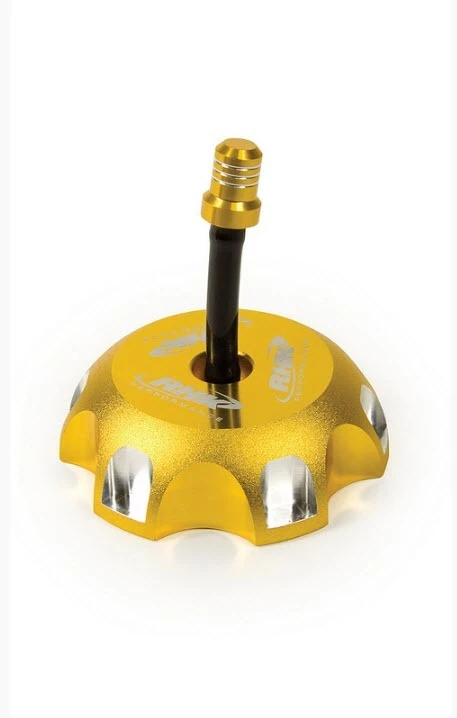 RHK Honda CRF 250/450 Gold Fuel Tank Cap With Vent 1 RHK Honda CRF 250/450 Gold Fuel Tank Cap With Vent