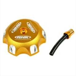 RHK Honda/Kawasaki/Suzuki Gold Alloy Fuel Tank Cap With Vent 5 RHK Honda/Kawasaki/Suzuki Gold Alloy Fuel Tank Cap With Vent -Motorcycle Parts Store RHKTCO2 G 1