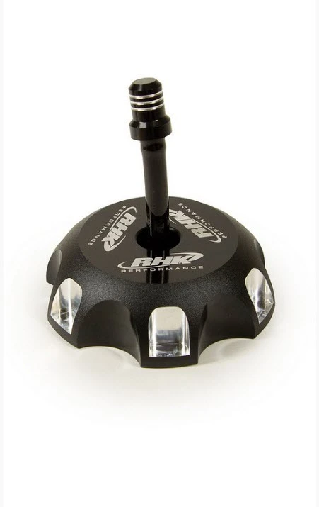 RHK Honda/Kawasaki/Suzuki Black Alloy Fuel Tank Cap With Vent 1 RHK Honda/Kawasaki/Suzuki Black Alloy Fuel Tank Cap With Vent