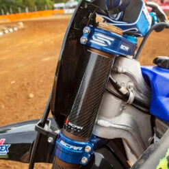 Scar Racing Motorcycle 25mm Offset Blue Triple Clamps Fits Yamaha 7 Scar Racing Motorcycle 25mm Offset Blue Triple Clamps Fits Yamaha -Motorcycle Parts Store SC S1426 3