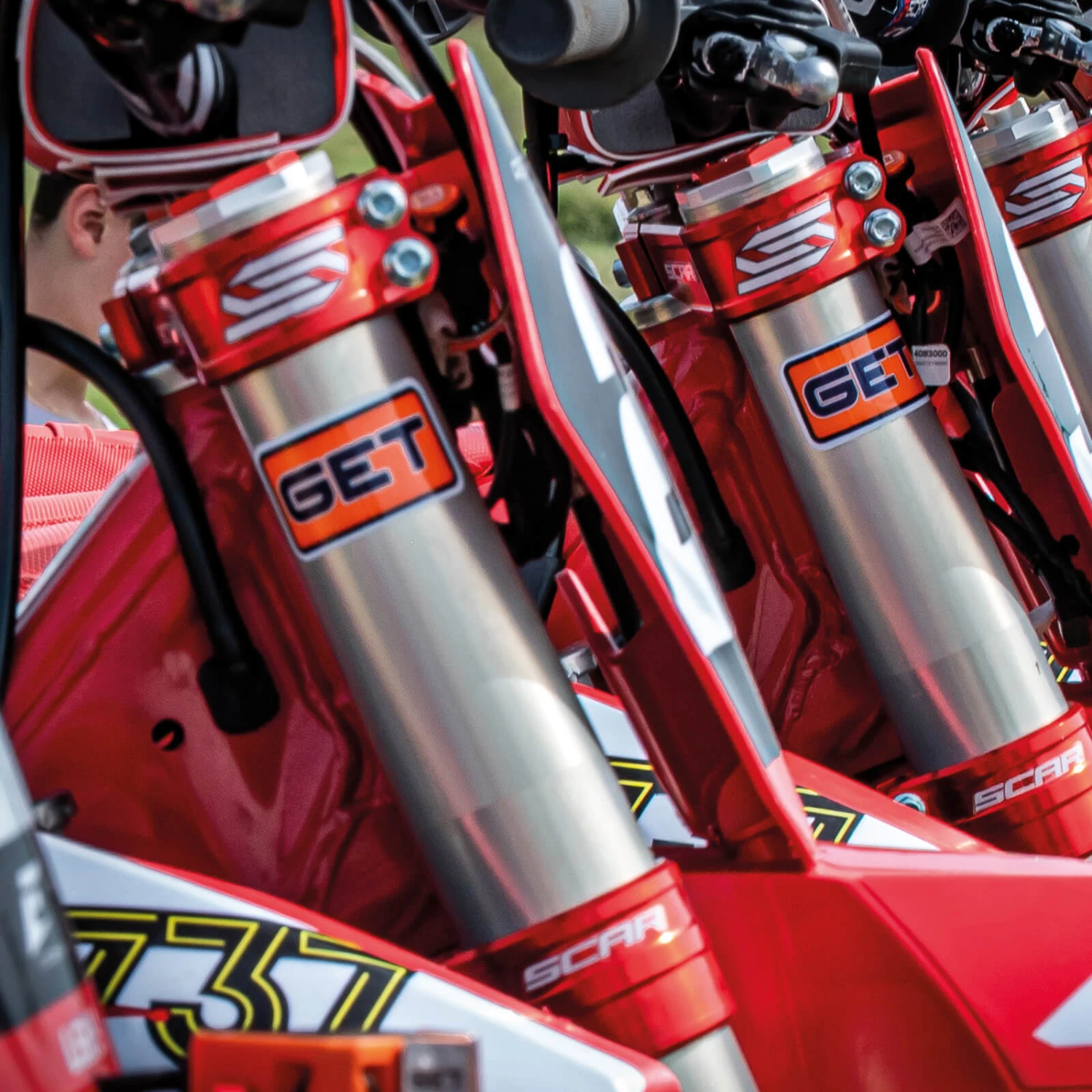 Scar Racing Motorcycle Standard Offset Red Triple Clamps Fits Honda CRF450 3 Scar Racing Motorcycle Standard Offset Red Triple Clamps Fits Honda CRF450 - Image 3