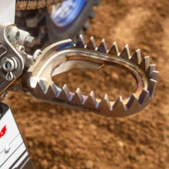 Scar Racing Titanium Anti Mud Footpegs Fits Kawasaki -Motorcycle Parts Store SC S3516AM 2