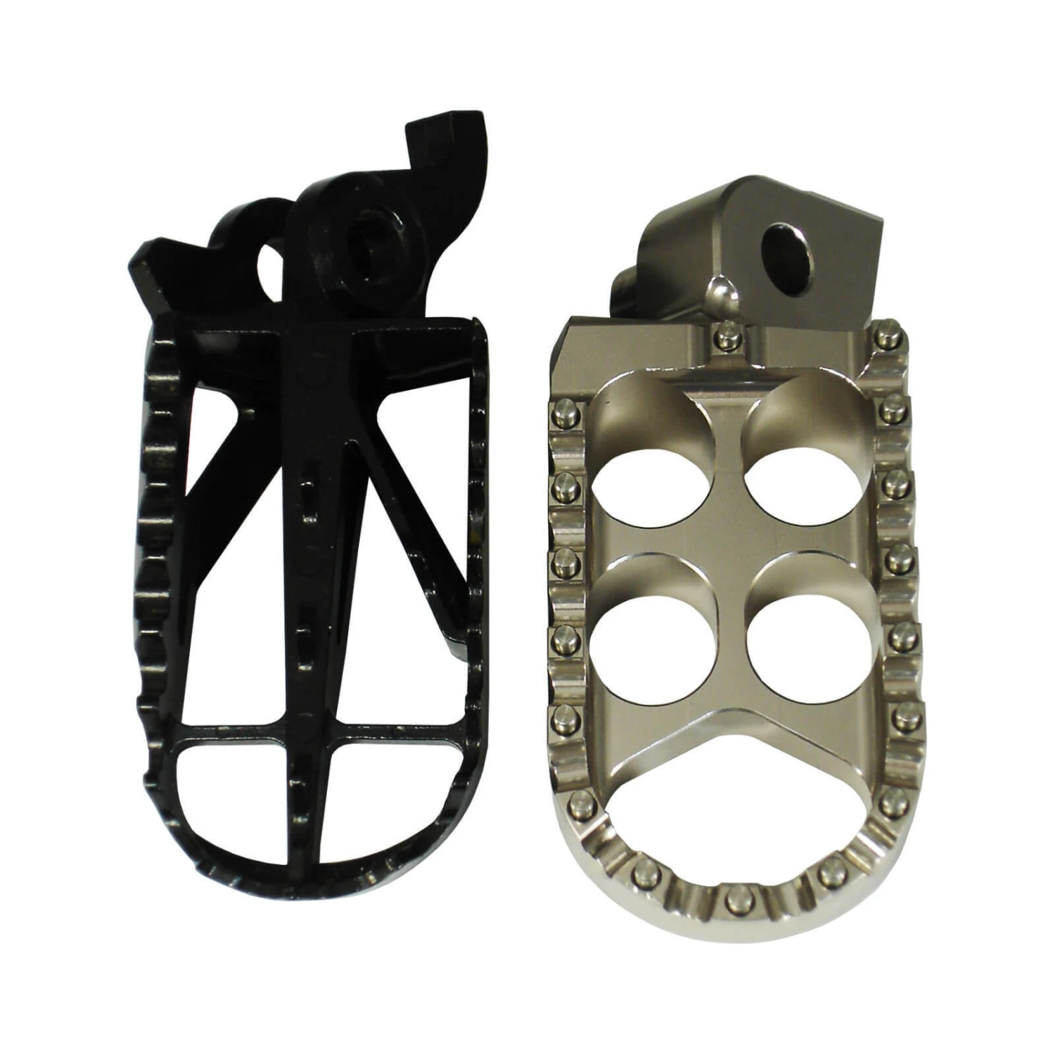 Scar Racing Silver 48mm Wide Motocross Footpegs Fits KTM 2 Scar Racing Silver 48mm Wide Motocross Footpegs Fits KTM - Image 2