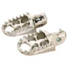 Scar Racing Evo Silver 57mm Wide Footpegs Fits KTM