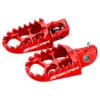 Scar Racing Evo Red 57mm Wide Motocross Footpegs Fits KTM