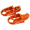 Scar Racing Evo Orange 57mm Wide Motocross Footpegs Fits KTM