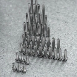 Scar Titanium Motorcycle Engine Bolt Kit Fits Kawasaki- 43 Pieces -Motorcycle Parts Store SC STIMENGKX250 5