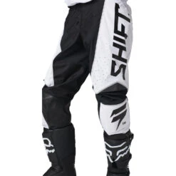 Shift MX22 White Label Trac MX Motocross Pants White Black 36 -Motorcycle Parts Store ST2649105836 6