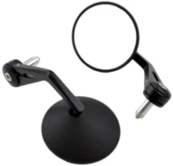 Tarmac Scout Motorcycle Bar End Mirror Black