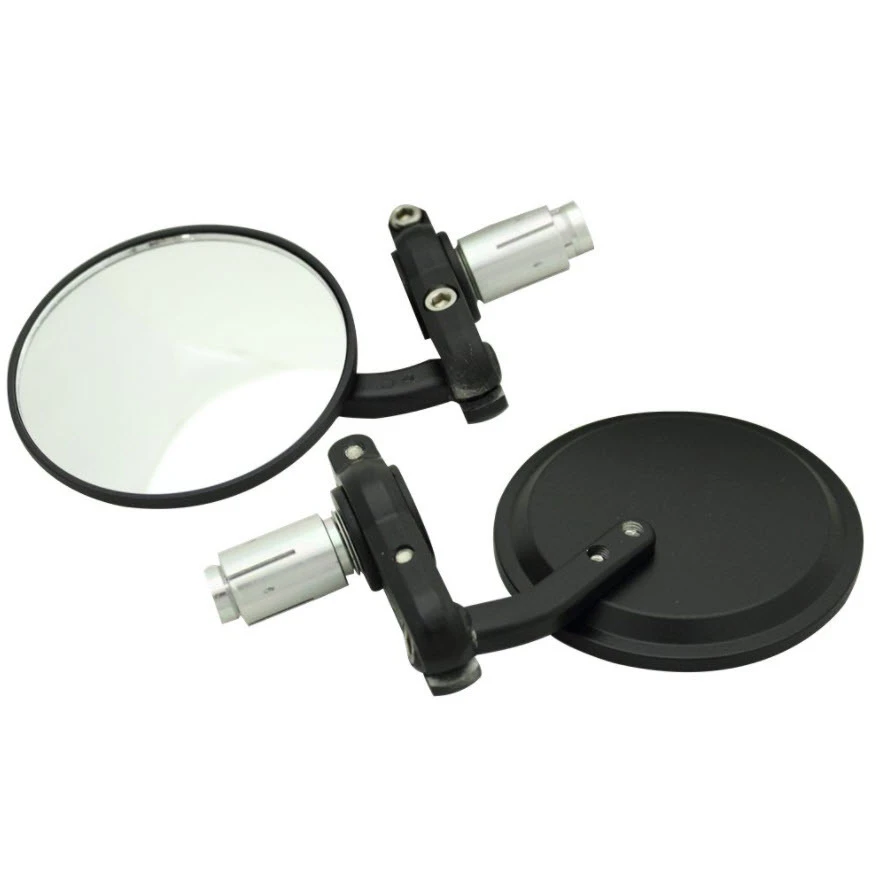 Tarmac Bar End Motorcycle Cafe Racer Mirror Black 1 Tarmac Bar End Motorcycle Cafe Racer Mirror Black
