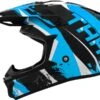 Thh T710X Rage MX Motocross Helmet Black Blue L