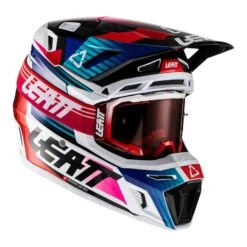 Leatt 8.5 MX Motocross Helmet & Goggle Kit Royal XXL