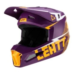 Leatt GPX 3.5 Youth MX Motocross Helmet Indigo M -Motorcycle Parts Store WHI LE1023011600 1
