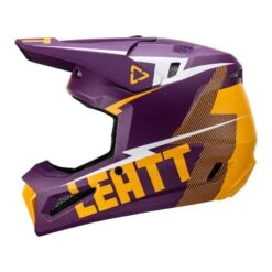 Leatt GPX 3.5 Youth MX Motocross Helmet Indigo M -Motorcycle Parts Store WHI LE1023011600 3