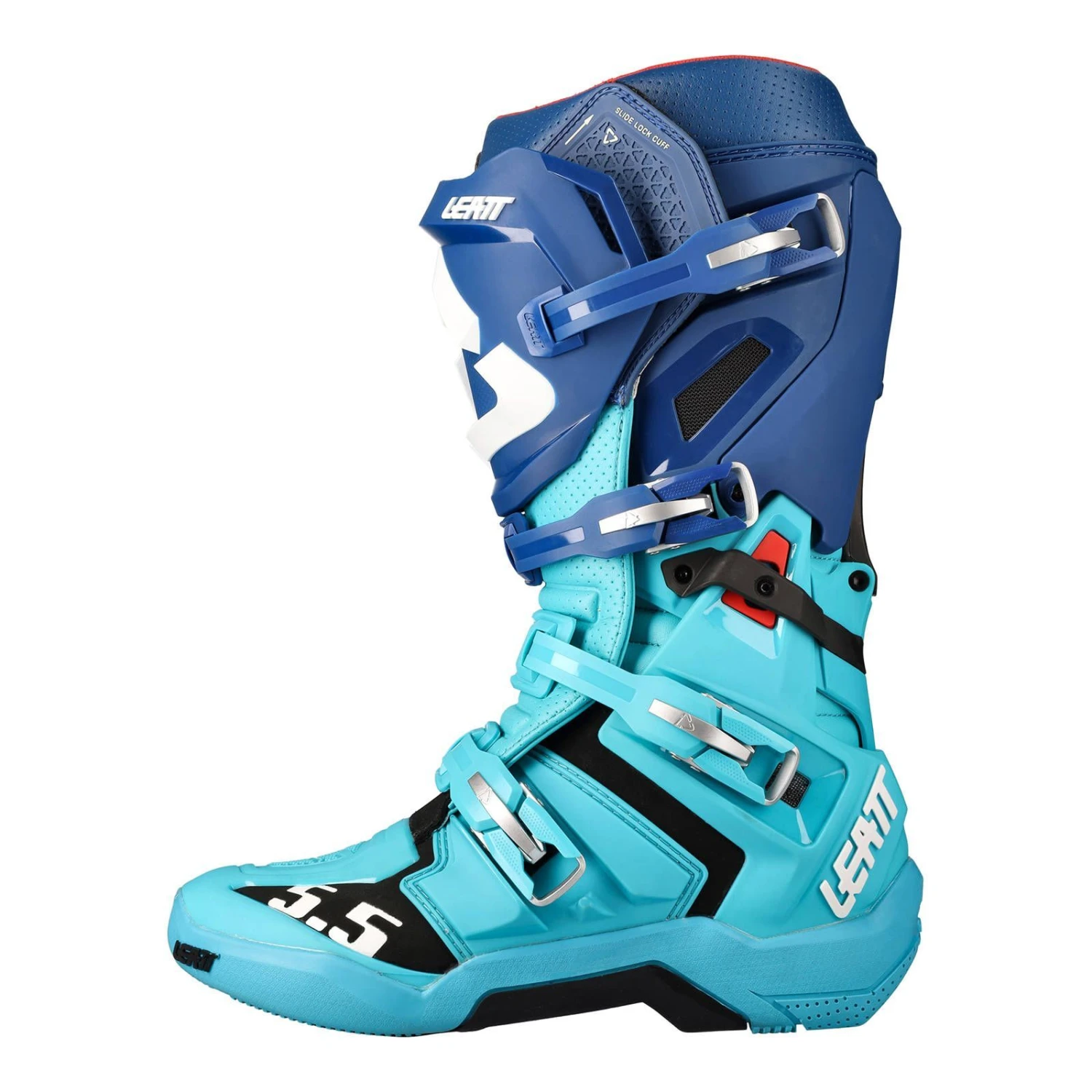 Leatt Flexlock 5.5 MX Motocross Boots 13 Blue Aqua 5 Leatt Flexlock 5.5 MX Motocross Boots 13 Blue Aqua - Image 5