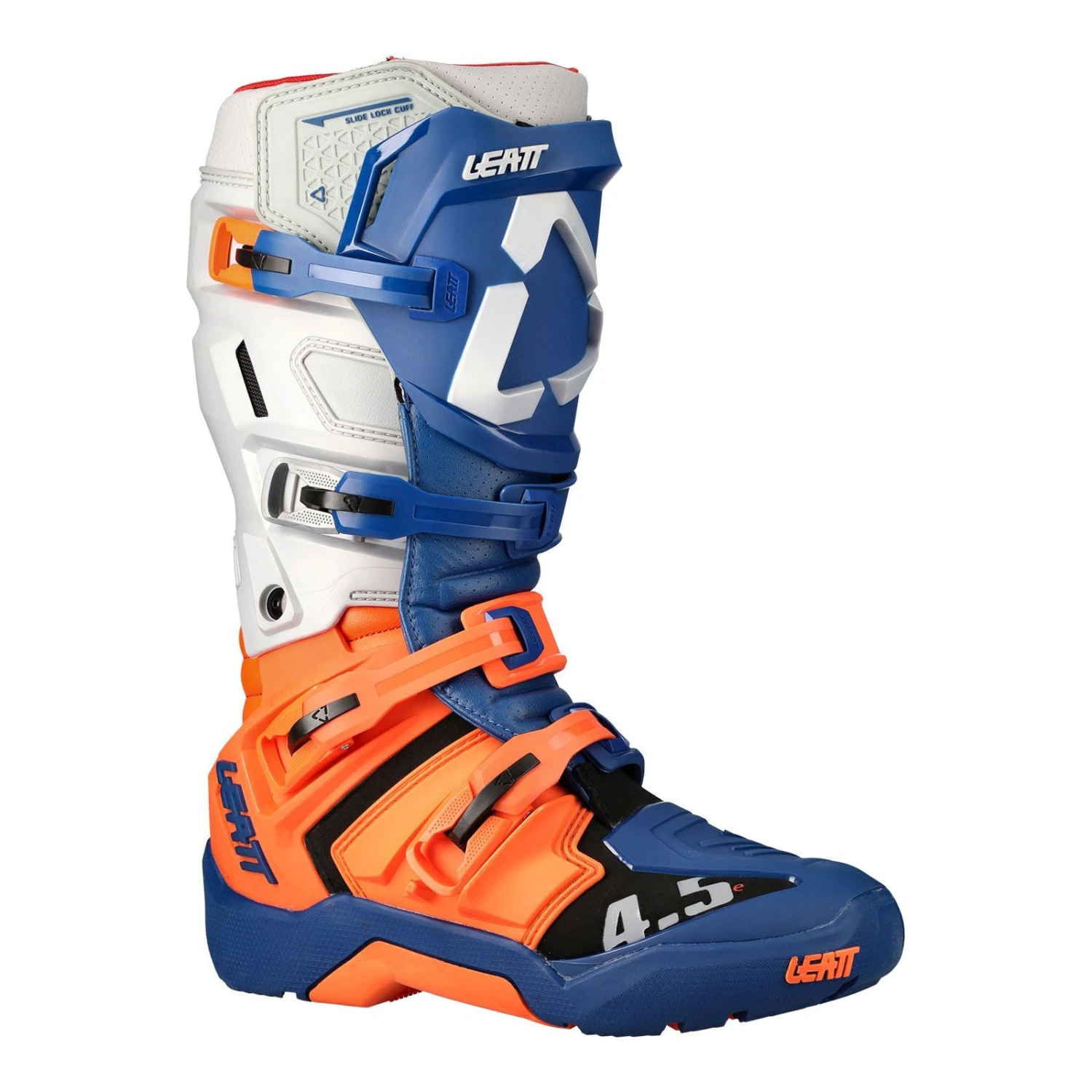 Leatt 4.5 Enduro MX Motocross Boots 13 Blue Orange Grey 2 Leatt 4.5 Enduro MX Motocross Boots 13 Blue Orange Grey - Image 2