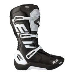 Leatt 3.5 Youth MX Motocross Boots 1 Black White -Motorcycle Parts Store WHI LE3022060201 2