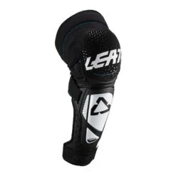 Leatt Hybrid 3DF MX Motocross Knee Guards White Black XXL -Motorcycle Parts Store WHI LE5019400742 2