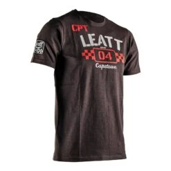 Leatt Casual MX Motocross T-Shirt Heritage Black L