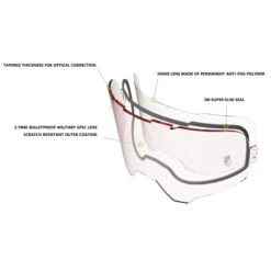 Leatt 6.5 Velocity MX Goggles Roll-Off Black/Gry Yellow Lens -Motorcycle Parts Store WHI LE8019100051 4