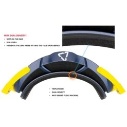 Leatt 6.5 Velocity MX Goggles Roll-Off Black/Gry Yellow Lens -Motorcycle Parts Store WHI LE8019100051 5