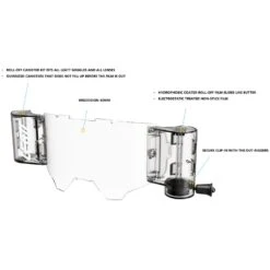 Leatt 6.5 Velocity MX Goggles Roll-Off Black/Gry Yellow Lens -Motorcycle Parts Store WHI LE8019100051 6