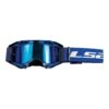 LS2 Aura Pro Motorcycle Goggles Blue With Iridium Lens