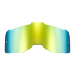 LS2 Aura Motorcycle Goggles Yellow Iridium Lens