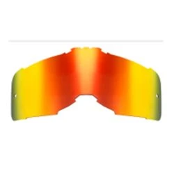 LS2 Aura Motorcycle Goggles Red Iridium Lens