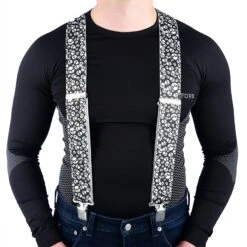 Oxford Riggers Motorcycle Brace Skulls