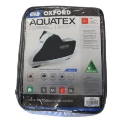 Oxford Aquatex Premium Water Resistant Motorcycle Cover L -Motorcycle Parts Store WHI OXCV204 2