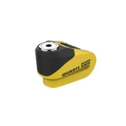 Oxford Quartz XA10 Alarmed Motorcycle Disc Lock Black Yellow