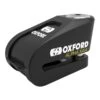 Oxford Alpha XA14 Alarmed Motorcycle Disc Lock Black 14mm Pin