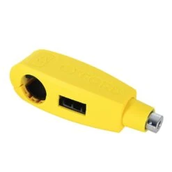Oxford Lever Lock Motorcycle Scooter Anti Theft Lever Clamp Yellow