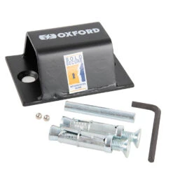 Oxford Brute Force Mini Motorcycle Ground Anchor Blue -Motorcycle Parts Store WHI OXLK397 2